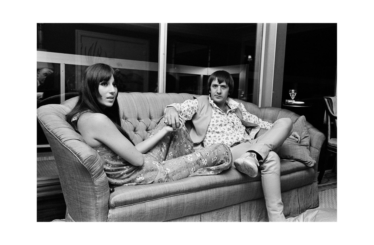 Sonny and Cher - Pop Duo Photoshoot, England, 1966 Print