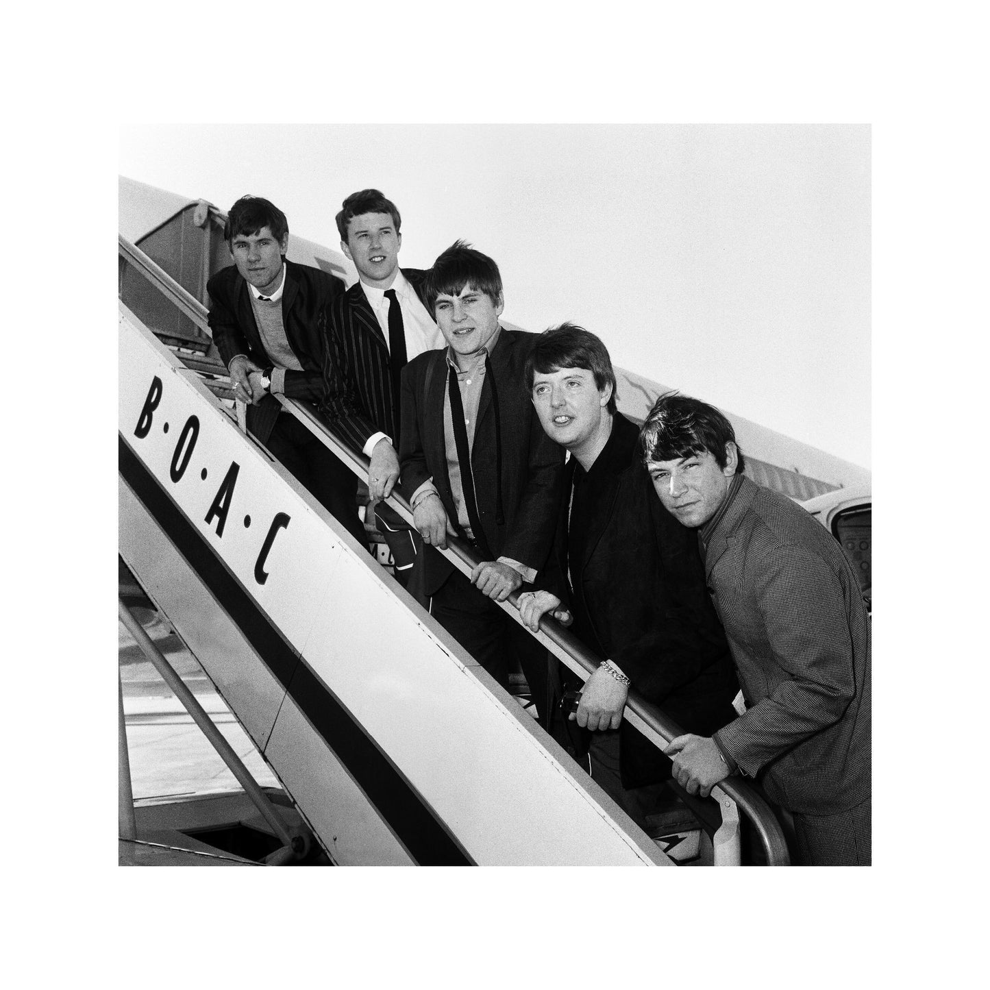 The Animals - Boarding an Airplane to Tel Aviv, England, 1964 Print