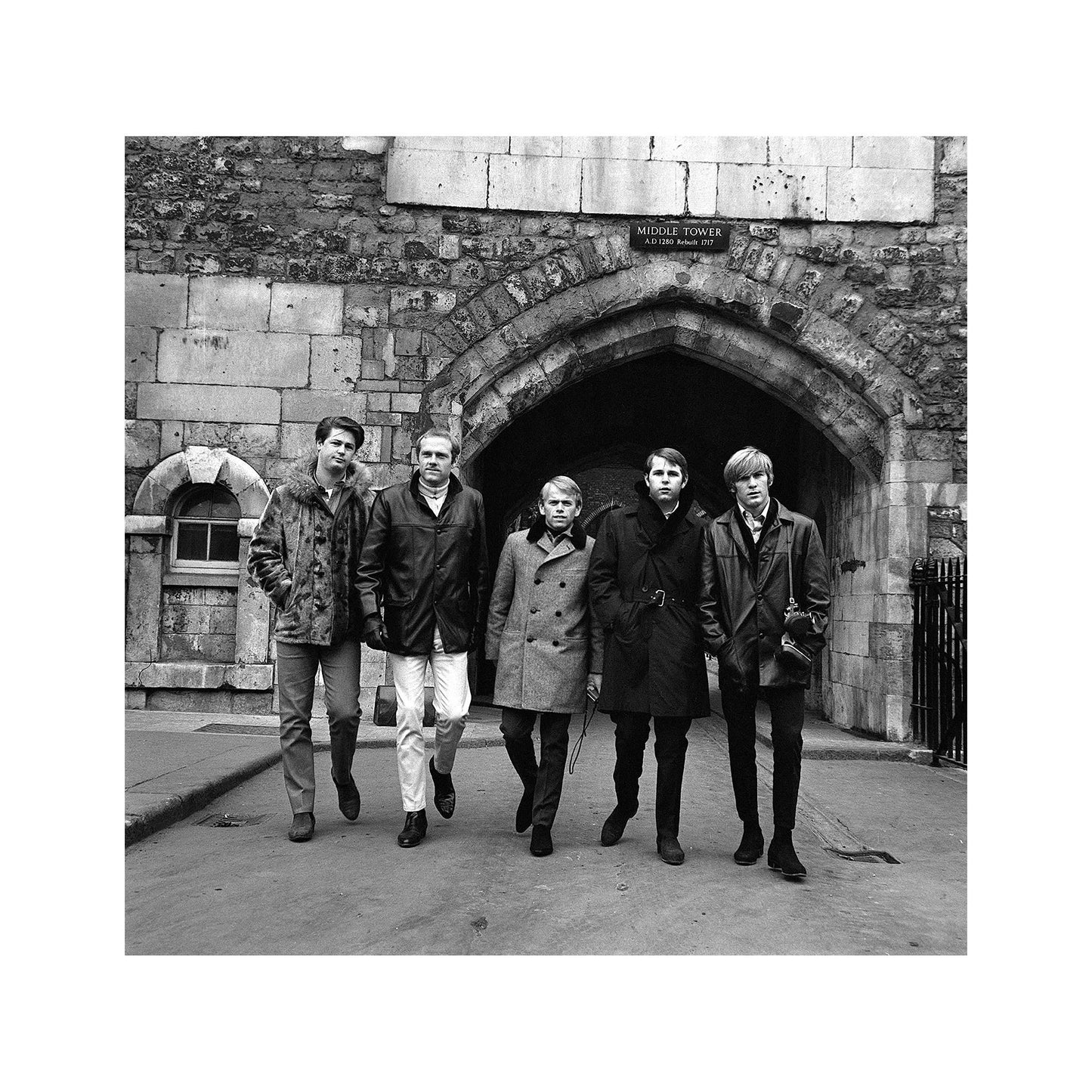 The Beach Boys - Band at the Tower of London, England, 1964 Print 1