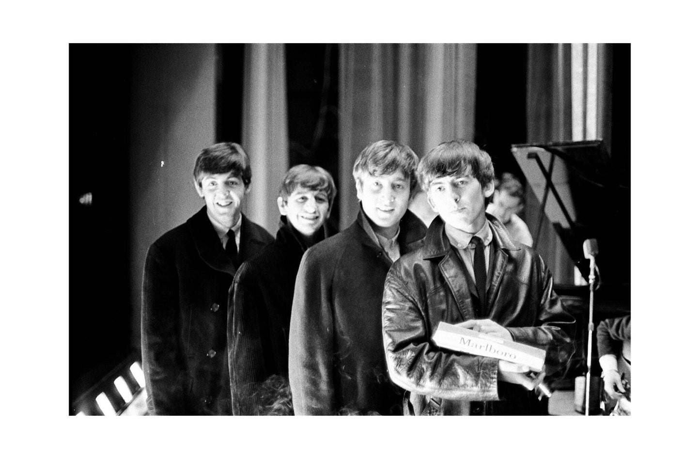 The Beatles - With Their Precious Malboros, England, 1963 Print