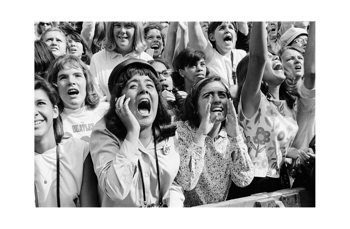 The Beatles - American Fans Cheering, USA, 1964 Print 1