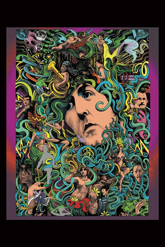 The Beatles - Paul McCartney Psychedelic Illustration, Poster (3/7)