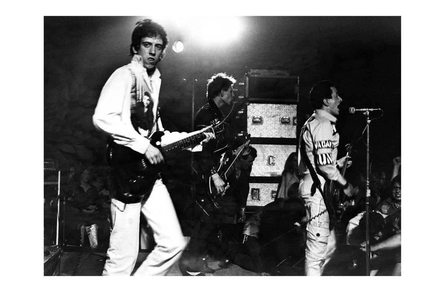 The Clash - Rocking the Stage in Newcastle, England, 1977 Print