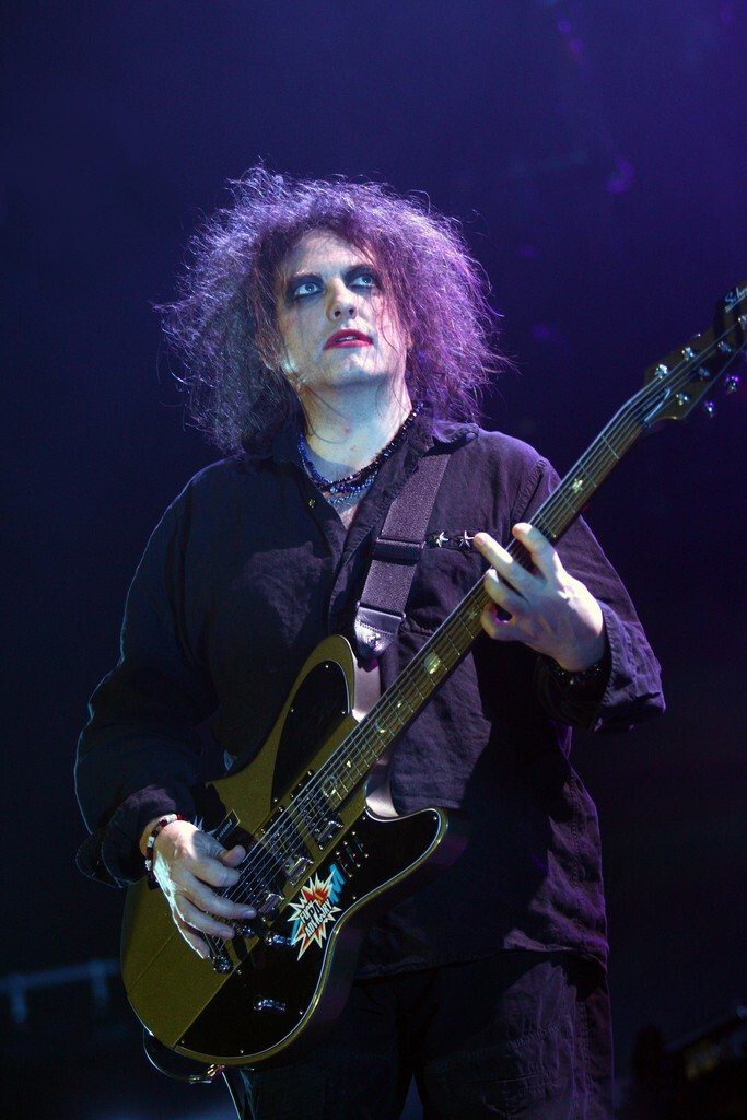 The Cure - Robert Smith Playing Guitar on Stage, England, 2008 Poster (12/26)