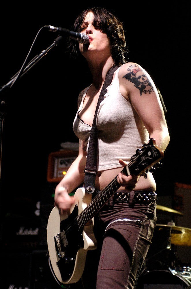 The Distillers - Brody Dalle Playing and Singing on Stage, Australia, 2004 Poster (1/3)