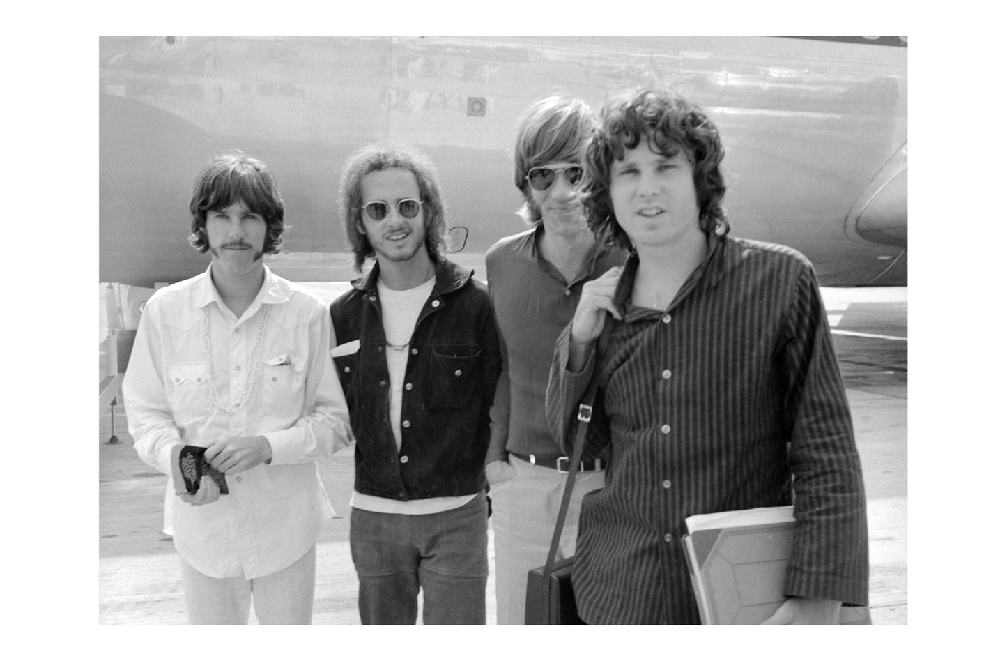 The Doors - Band at London's Heathrow Airport, 1968 Print 1