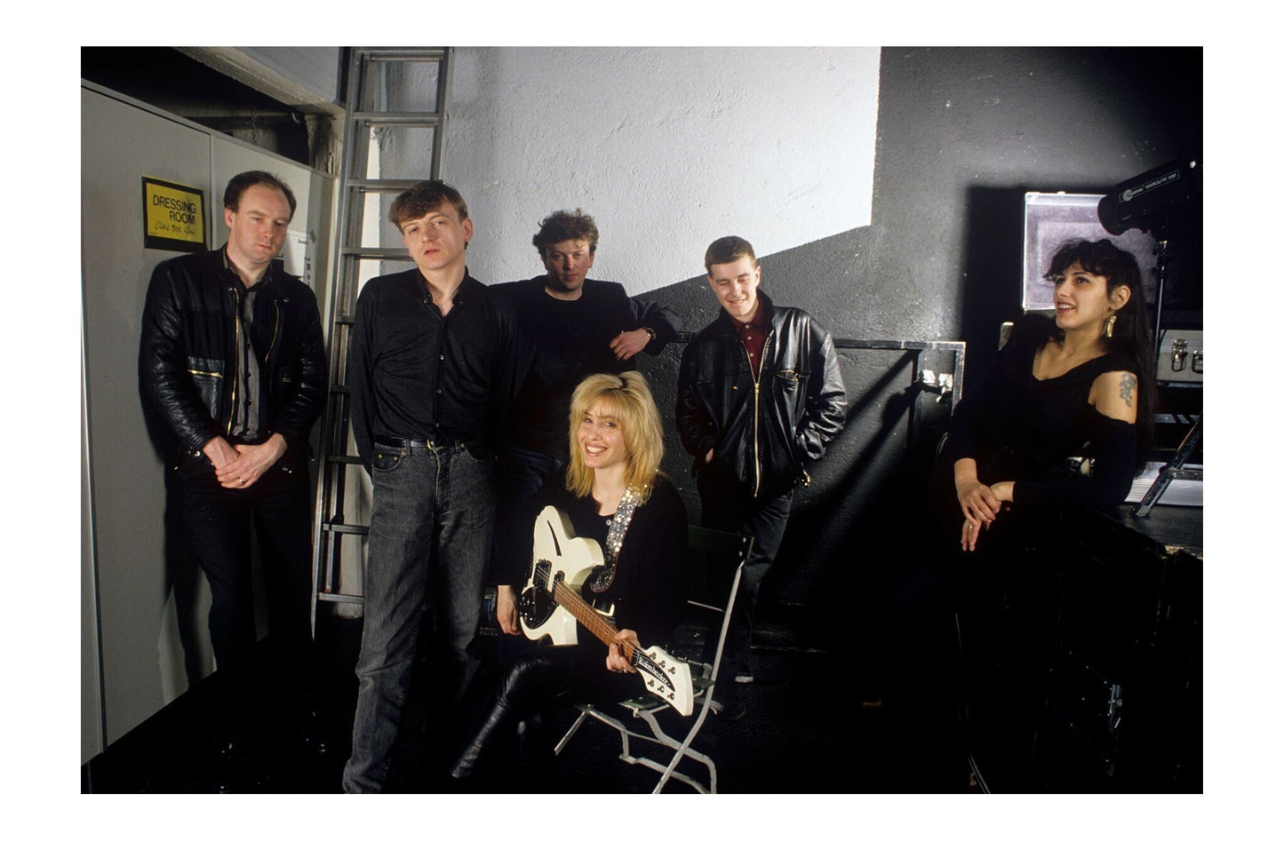 The Fall - Full Band Portrait Backstage, Germany, 1988 Print