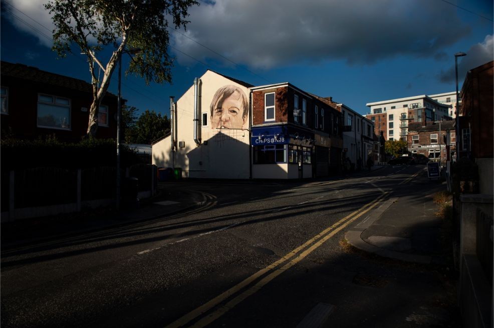 The Fall - Mark E Smith Mural Manchester 2018 Poster