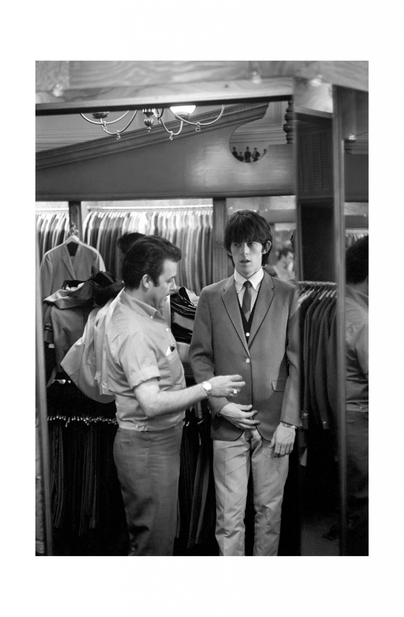 The Rolling Stones - Keith Richards Clothes Shopping, USA, 1960s Print