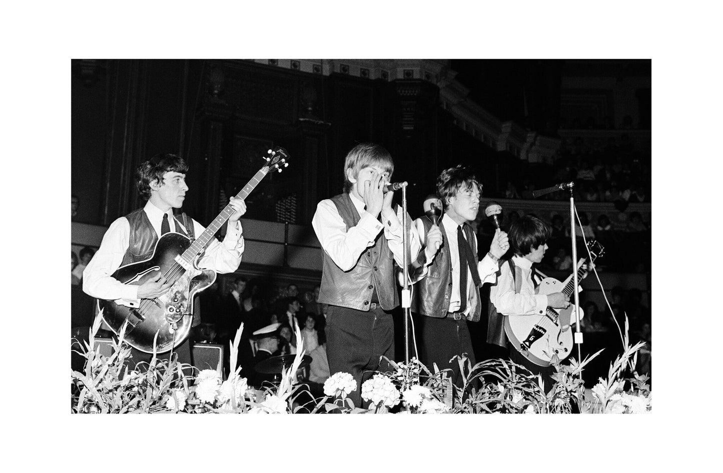 The Rolling Stones - Full Band On Stage, England, 1963 Print 2