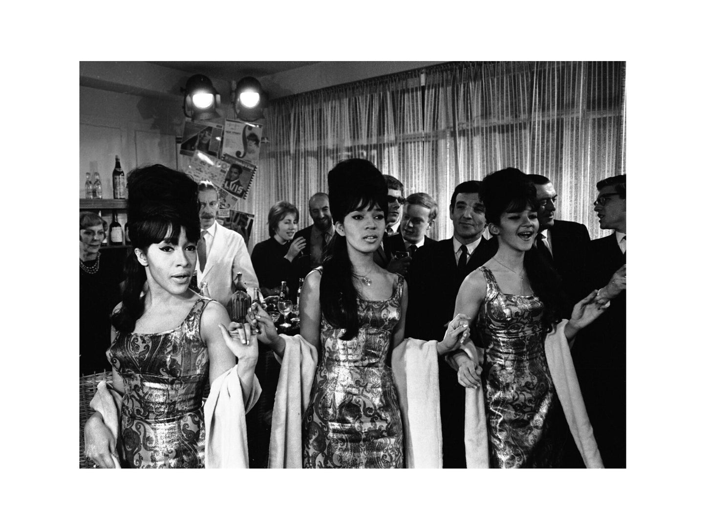 The Ronettes - Singing Live in a London Ballroom, England, 1964 Print