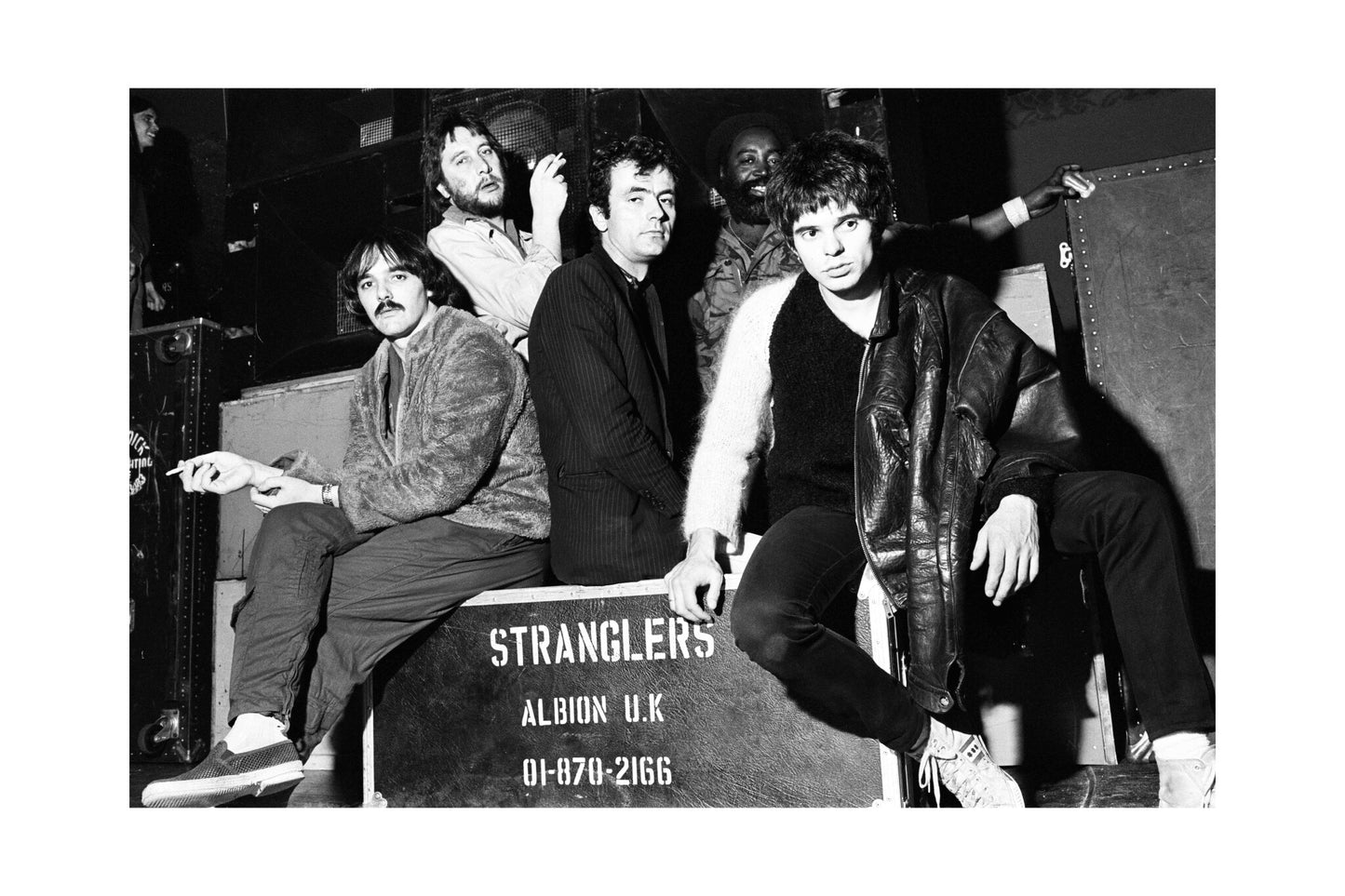 The Stranglers - Band at the Malvern Winter Gardens, England, 1977 Print