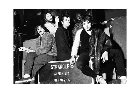 The Stranglers - Band at the Malvern Winter Gardens, England, 1977 Print