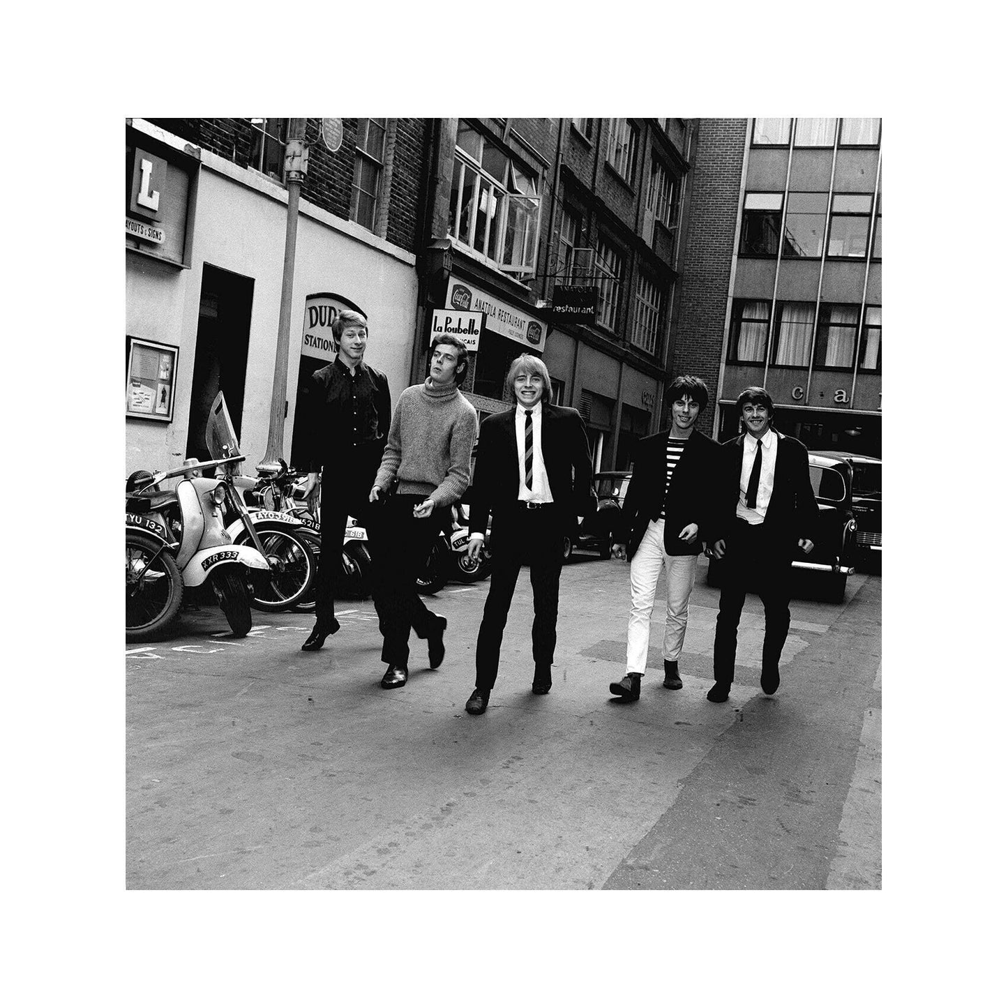 The Yardbirds - Young Band in the Street, 1965 Print