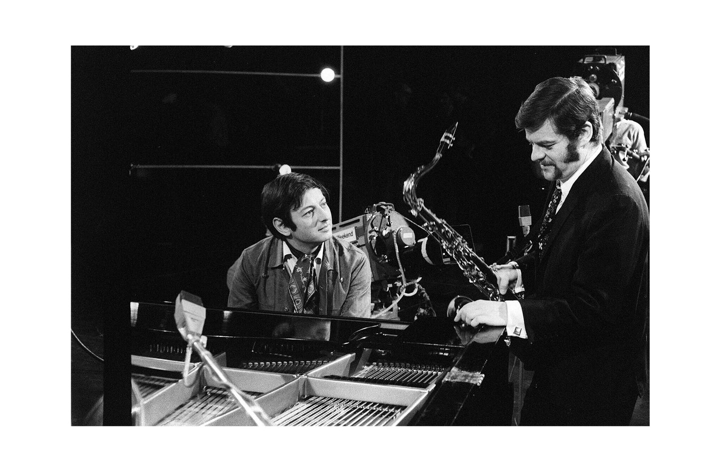 Tubby Hayes - Playing with Pianist Andre Previn, 1969 Print