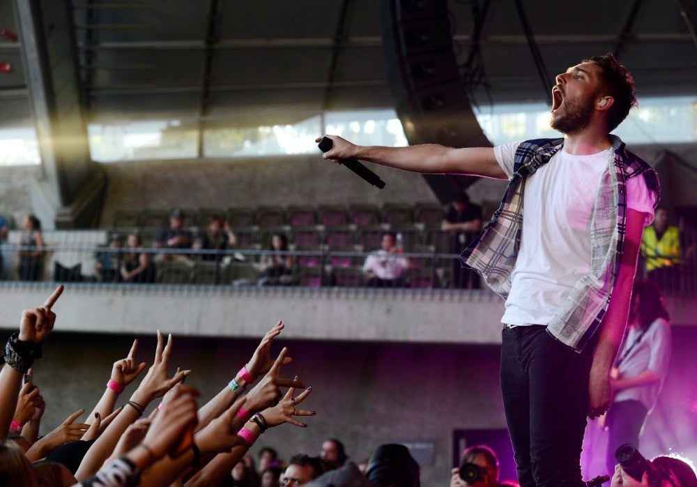 You Me at Six - Josh Franceschi Listening to the Audience, Australia, 2014 Poster (6/6)